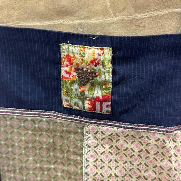 90s/Y2K Vintage La Mode est à Vous Patchwork Denim Mini Dress - Picture 4 of 8